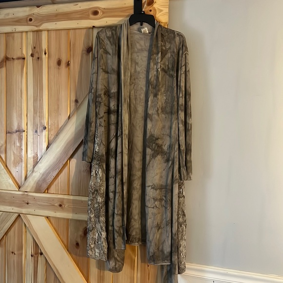 Tops - Indigo Threads Duster- large Tye Dye VERY BOHO